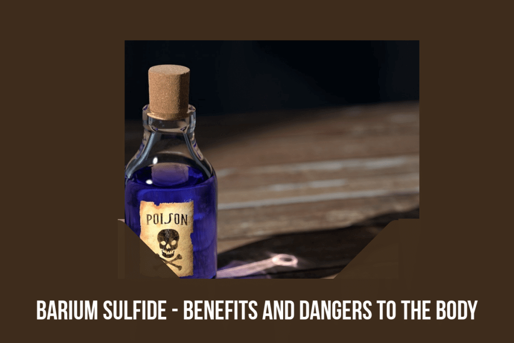 barium sulfide and the body
